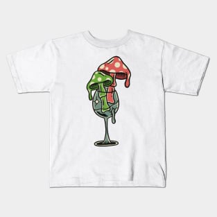 Mushroom In Glass Kids T-Shirt